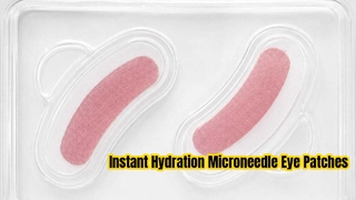 Dissolving Microneedle Eye Patches for Brighter Skin